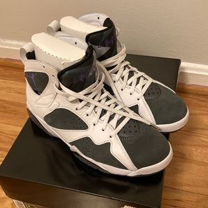 Jordan 7 Retro Flint (2021) White/Varsity Purple